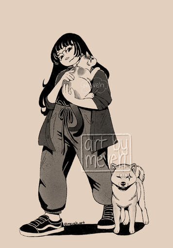 Illustrative Portrait - digital